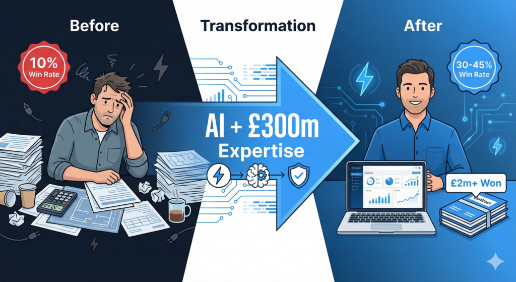 How can I improve my tender win rate for electrical contracts?