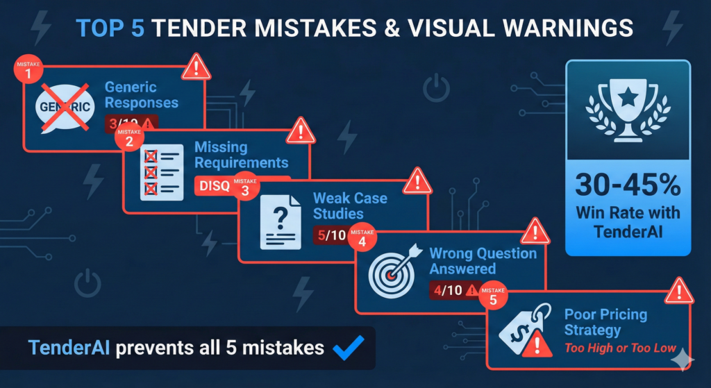 What are the top mistakes electrical businesses make in tenders?