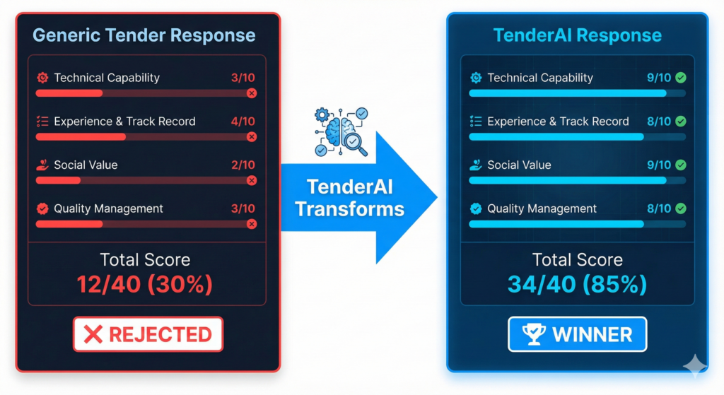 What makes a winning tender response for electrical works?